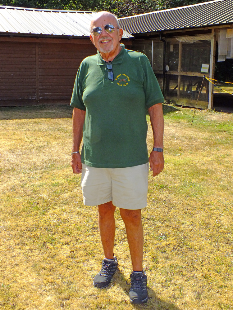 Photograph shows SSRA Chairman - Richard Tilstone - catching the early morning sunshine before the action kicks in!